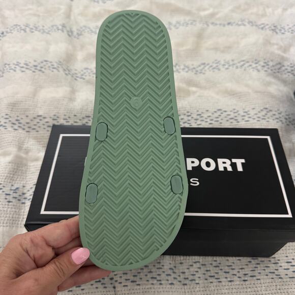 NEW J SLides by Urban Sport Fabio Light Green Slide On Sandals Womens Size 9 - Picture 4 of 6